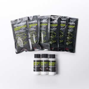 <div style="font-size: 20px;">HUXWRX<br/>SUPPRESSOR SAUCE REFILL KIT</div><BR/><div style="font-size: 12px;">#810176430019</div>