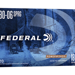 <div style="font-size: 20px;">Federal<br/>FDR 30-06 180GR PWRSK SP 20RD</div><BR/><div style="font-size: 12px;">#29465084585</div>
