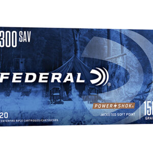 <div style="font-size: 20px;">Federal<br/>FDR 300SAV 150GR PWRSK SP 20RD</div><BR/><div style="font-size: 12px;">#29465084622</div>