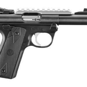 <div style="font-size: 20px;">Ruger<br/>MKIV 22/45 BLK 22LR 4.4" TB</div><BR/><div style="font-size: 12px;">#736676401901</div>