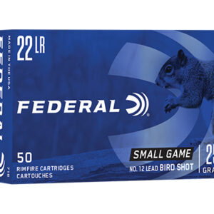 <div style="font-size: 20px;">Federal<br/>FDR 22LR NUM12 BIRD SHOT 50RD</div><BR/><div style="font-size: 12px;">#29465056193</div>