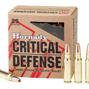 <div style="font-size: 20px;">Hornady<br/>HRN 5.7X28MM 40GR CRITDEF 25RD</div><BR/><div style="font-size: 12px;">#90255900002</div>