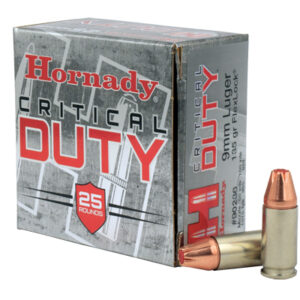 <div style="font-size: 20px;">Hornady<br/>HRN 9MM 135GR CDUTY FLX 25RD</div><BR/><div style="font-size: 12px;">#90255902365</div>