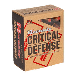 <div style="font-size: 20px;">Hornady<br/>HRN 40SW 165GR CRITDEF FTX 20R</div><BR/><div style="font-size: 12px;">#90255913408</div>