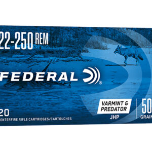 <div style="font-size: 20px;">Federal<br/>FDR 22-250 50GR AE JHP 20RD</div><BR/><div style="font-size: 12px;">#29465063962</div>