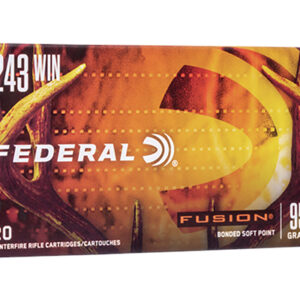 <div style="font-size: 20px;">Federal<br/>FDR 243 95GR FUSION 20RD</div><BR/><div style="font-size: 12px;">#29465097851</div>