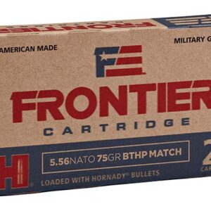 <div style="font-size: 20px;">Hornady<br/>HRN 5.56 75GR FRONT BTHP 20RD</div><BR/><div style="font-size: 12px;">#90255711615</div>