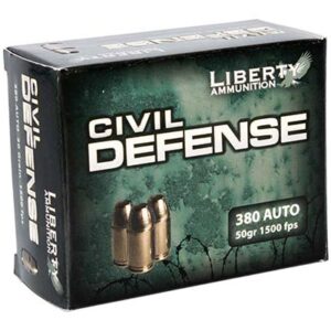 <div style="font-size: 20px;">Liberty Ammunition<br/>LIB 380 50GR CIVIL HP 20RD</div><BR/><div style="font-size: 12px;">#696859000000</div>