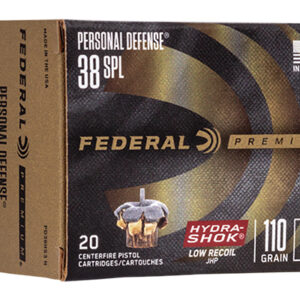 <div style="font-size: 20px;">Federal<br/>FDR 38SP 110GR HYDSHK LR 20RD</div><BR/><div style="font-size: 12px;">#29465092030</div>