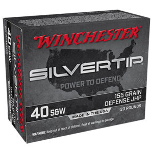 <div style="font-size: 20px;">Winchester<br/>WIN 40SW 155GR SLVRTP HP 20RD</div><BR/><div style="font-size: 12px;">#20892227798</div>