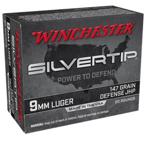 <div style="font-size: 20px;">Winchester<br/>WIN 9MM 147GR SLVRTP HP 20RD</div><BR/><div style="font-size: 12px;">#20892227750</div>