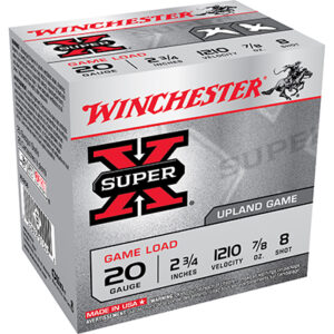<div style="font-size: 20px;">Winchester<br/>WIN 20G GAME 2.75-.875-8 25RD</div><BR/><div style="font-size: 12px;">#20892013438</div>